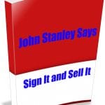 John Stanley Says Issue 2 Sign it and Sell it ecover
